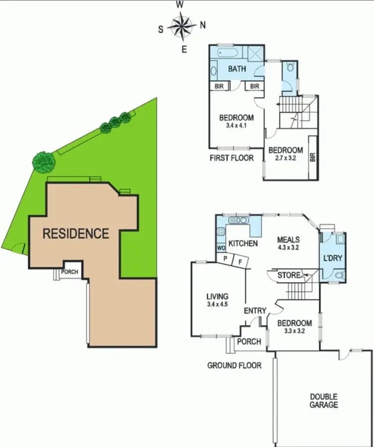 Floorplan of Homely townhouse listing, 4/71 Rosanna Road, Heidelberg VIC 3084
