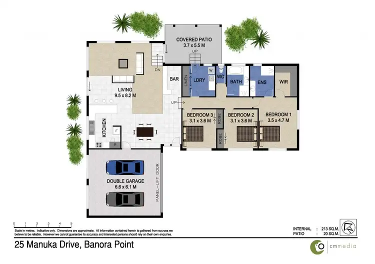 Floorplan of Homely house listing, 25 Manuka Drive, Banora Point NSW 2486