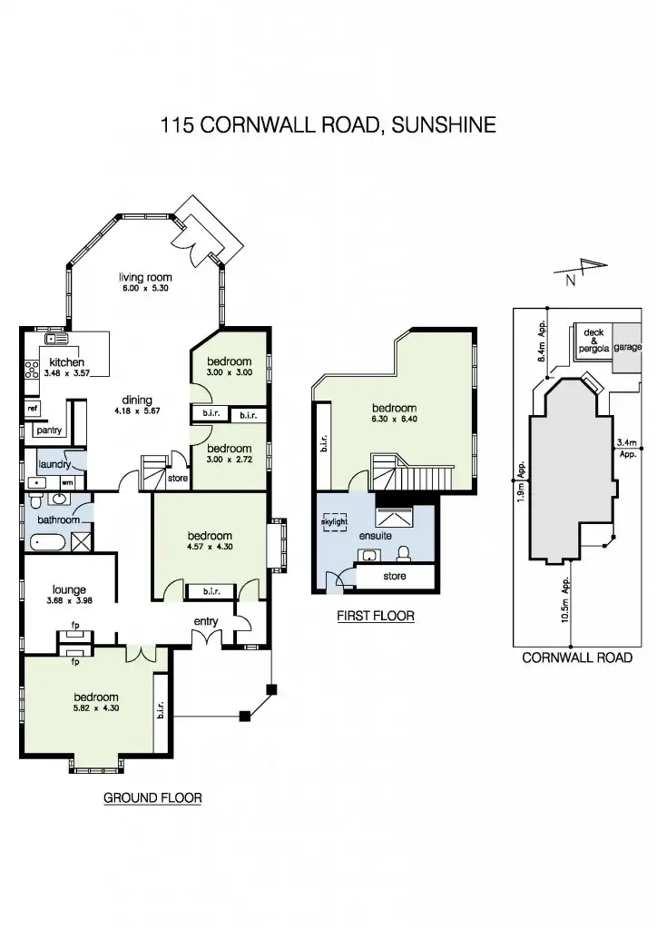Floorplan of Homely house listing, 115 Cornwall Road, Sunshine VIC 3020
