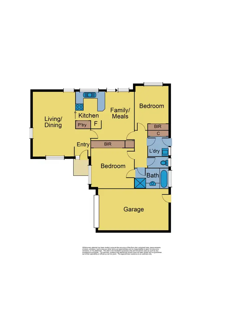 Floorplan of Homely unit listing, 1/90 Cowin Street, Diamond Creek VIC 3089