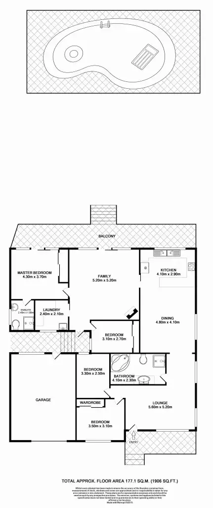 Floorplan of Homely house listing, 69 Russell Avenue, Valley Heights NSW 2777