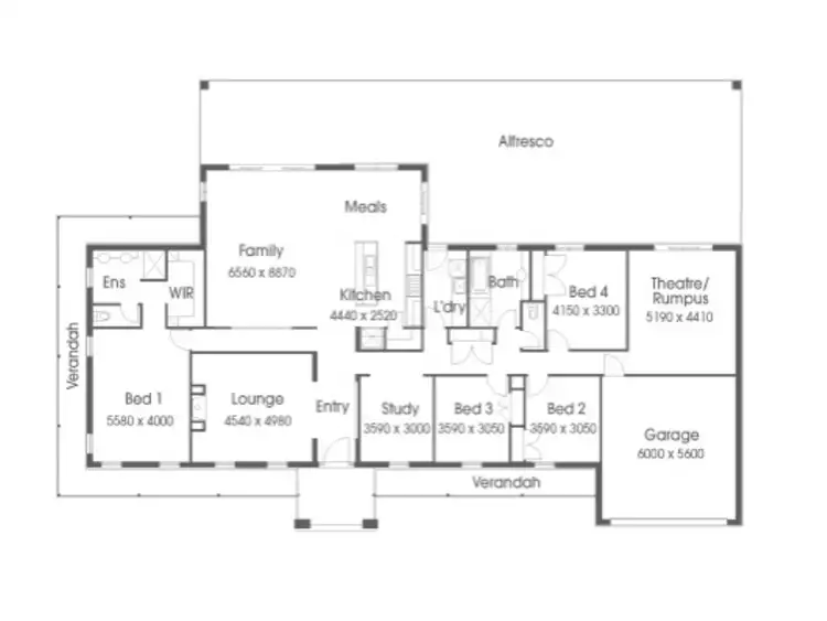 Floorplan of Homely house listing, 9 Thomas Drive, Bacchus Marsh VIC 3340