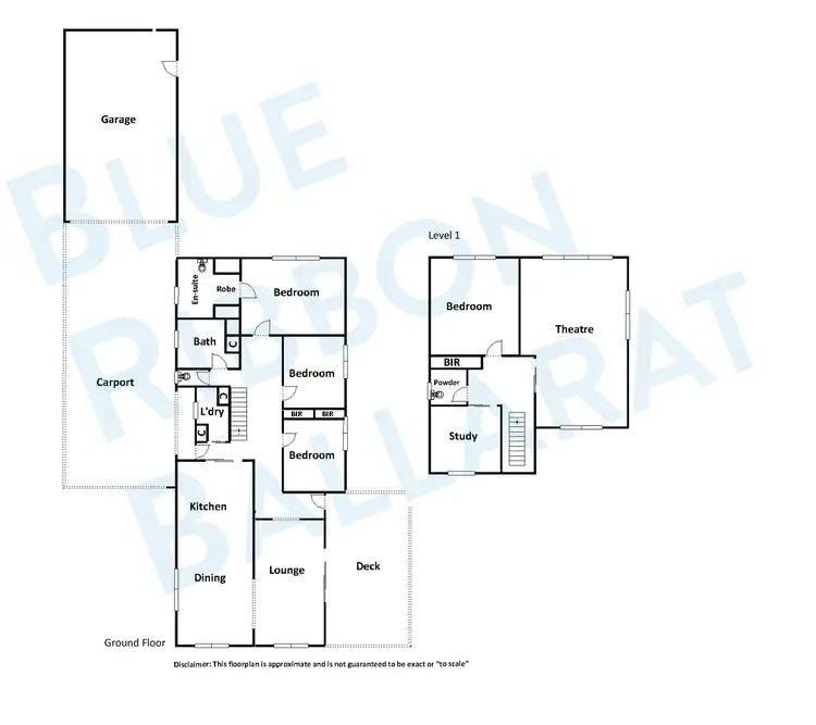 Floorplan of Homely house listing, 151 High Street, Learmonth VIC 3352