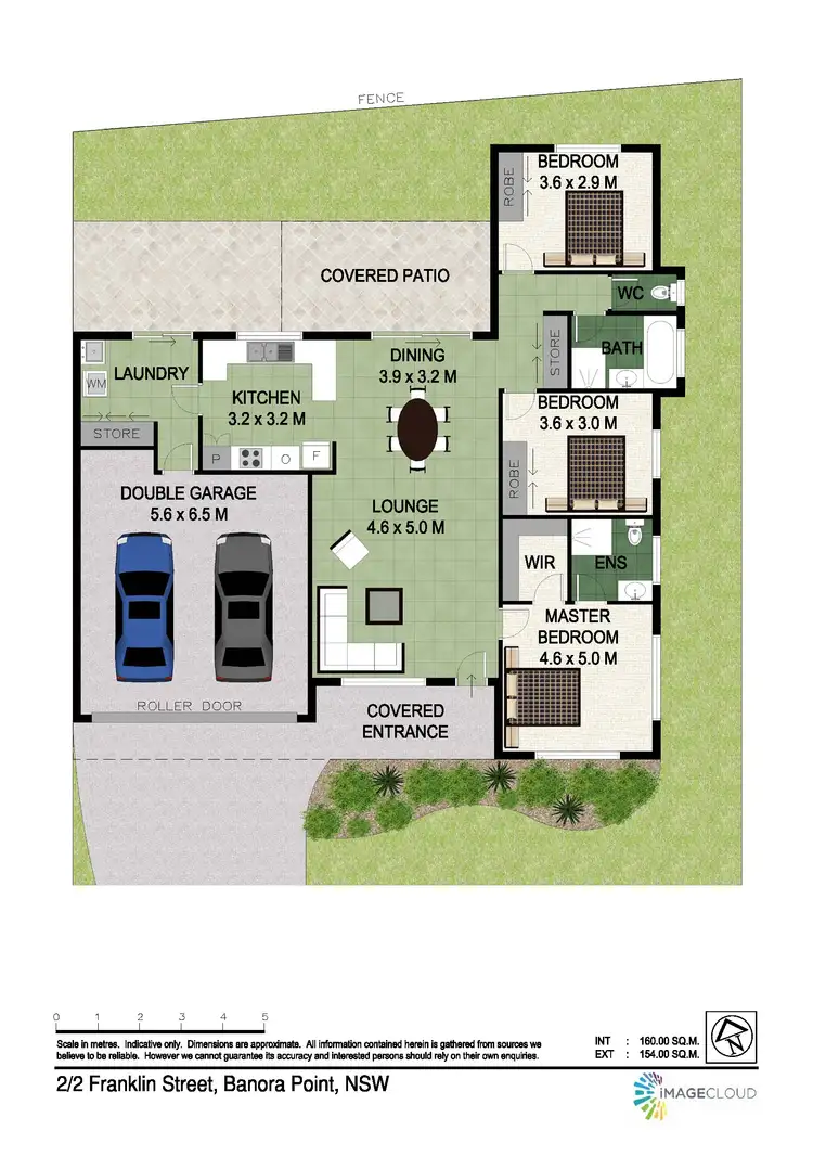 Floorplan of Homely semi-detached listing, 2/2 Franklin Street, Banora Point NSW 2486