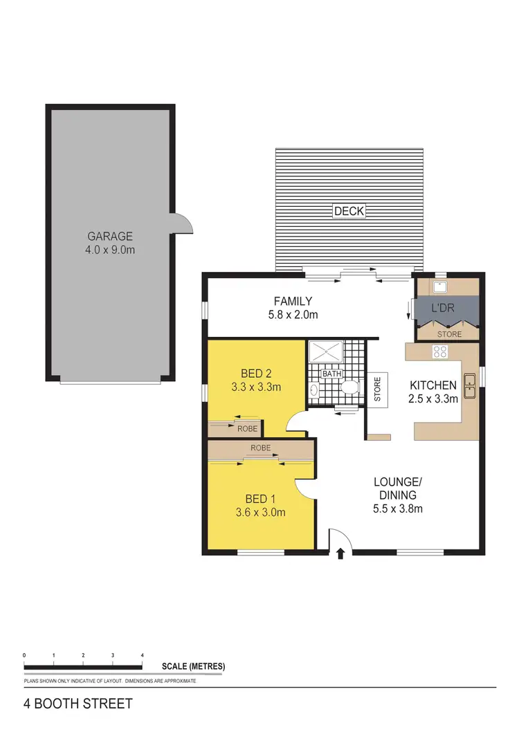 Floorplan of Homely house listing, 4 Booth Street, Golden Square VIC 3555