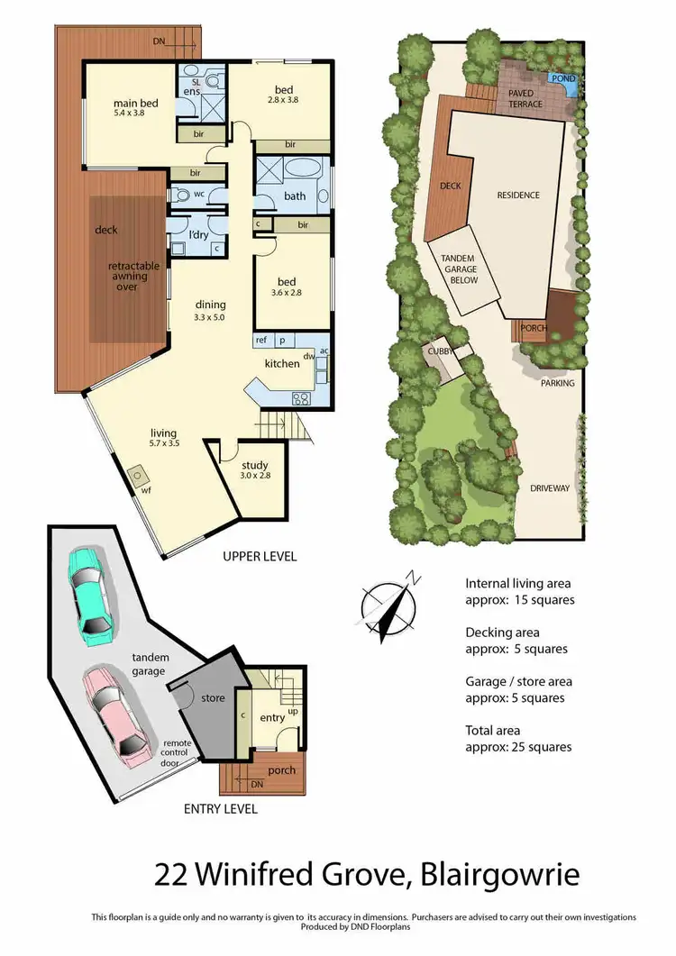 Floorplan of Homely house listing, 22 Winifred Grove, Blairgowrie VIC 3942