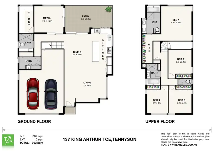 Floorplan of Homely house listing, 137 King Arthur Terrace, Tennyson QLD 4105