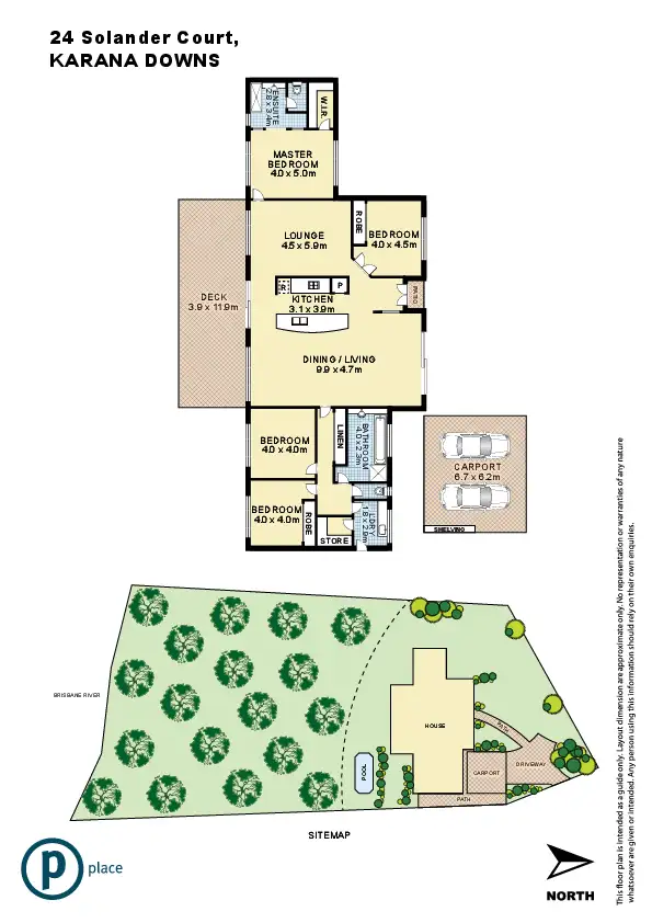 Floorplan of Homely house listing, 24 Solander Court, Karana Downs QLD 4306