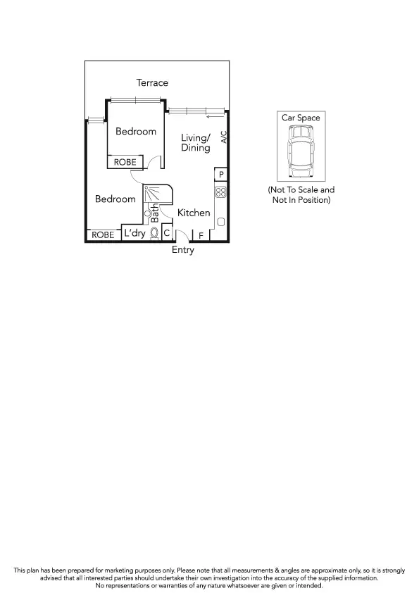 Floorplan of Homely apartment listing, 113/101 Bay Street, Port Melbourne VIC 3207