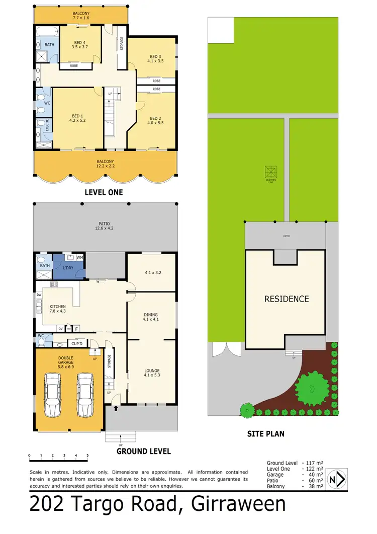 Floorplan of Homely house listing, 202 Targo Road, Girraween NSW 2145