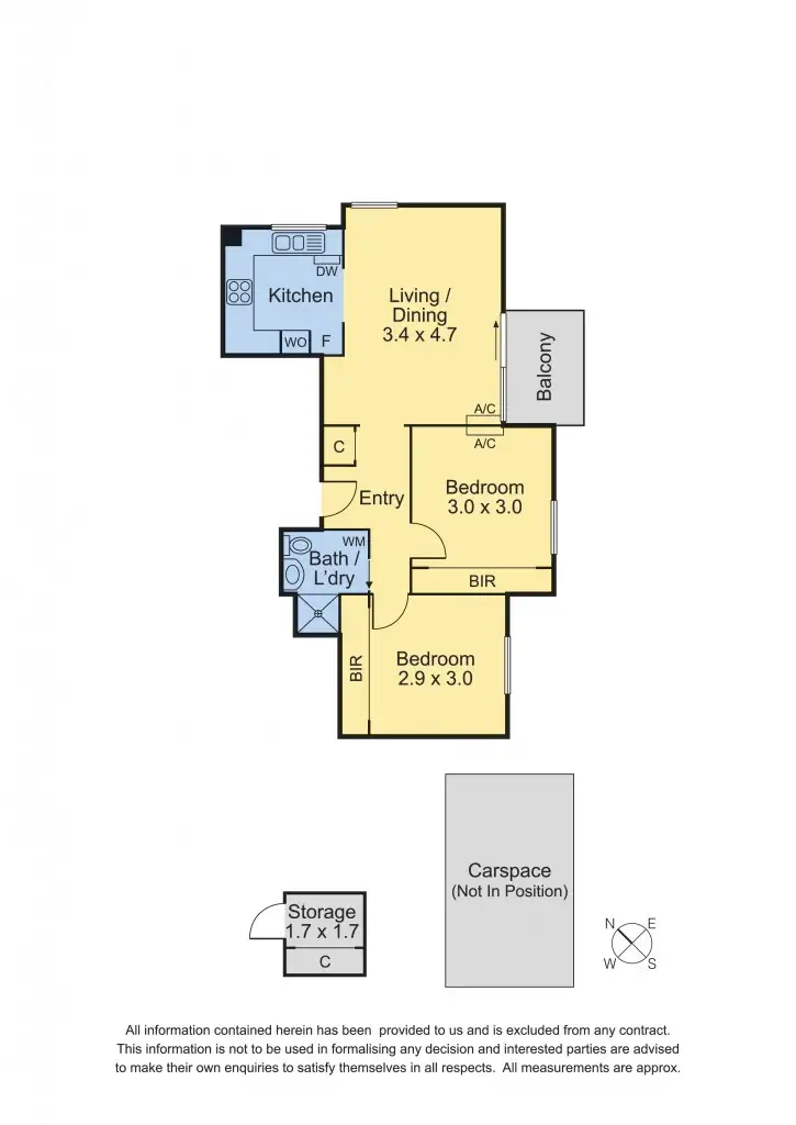 Floorplan of Homely apartment listing, 71/171 Flemington Road, North Melbourne VIC 3051