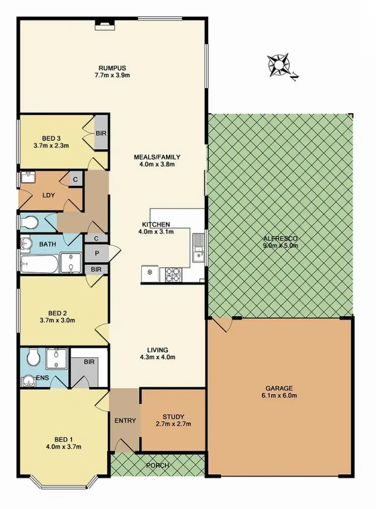 Floorplan of Homely house listing, 15 Kinglake Views, Whittlesea VIC 3757