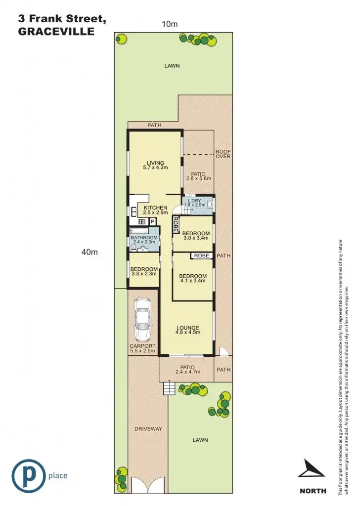 Floorplan of Homely house listing, 3 Frank Street, Graceville QLD 4075