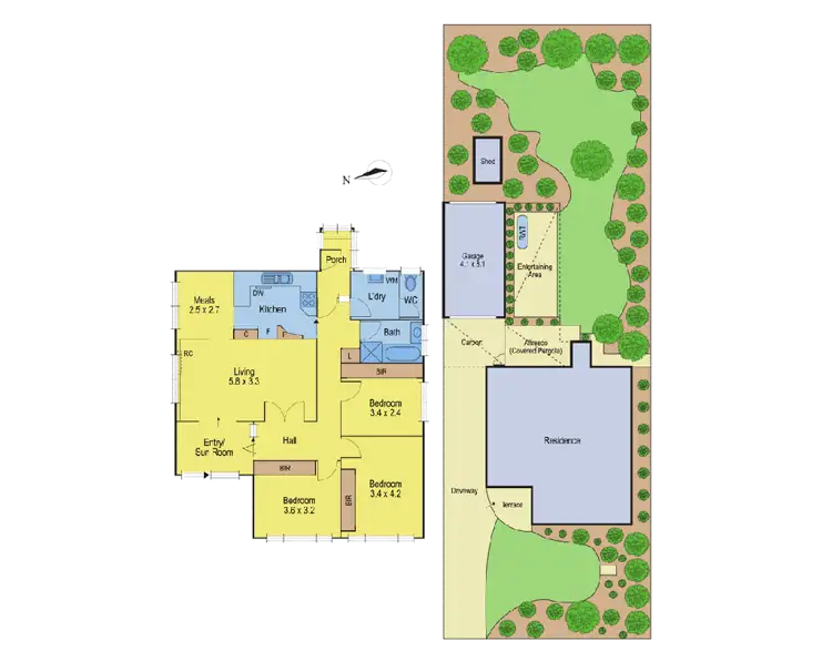 Floorplan of Homely house listing, 19 Miller Street, Newcomb VIC 3219