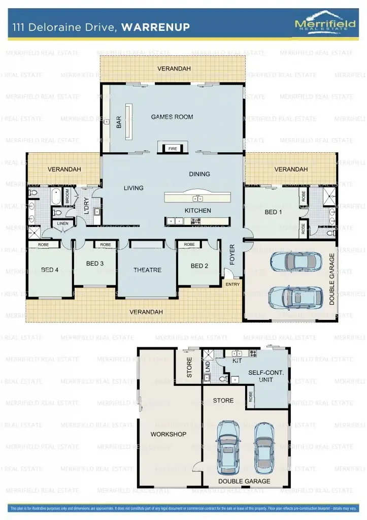 Floorplan of Homely house listing, 111 Deloraine Drive, Warrenup WA 6330