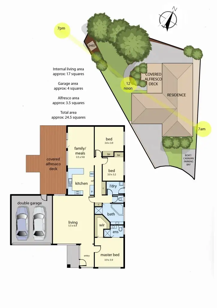Floorplan of Homely house listing, 2 Erica Court, Langwarrin VIC 3910