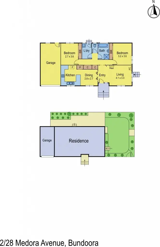 Floorplan of Homely house listing, 2/28 Medora Avenue, Bundoora VIC 3083