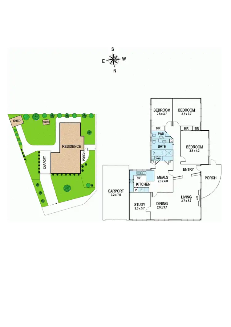 Floorplan of Homely house listing, 208 Templestowe Road, Templestowe Lower VIC 3107