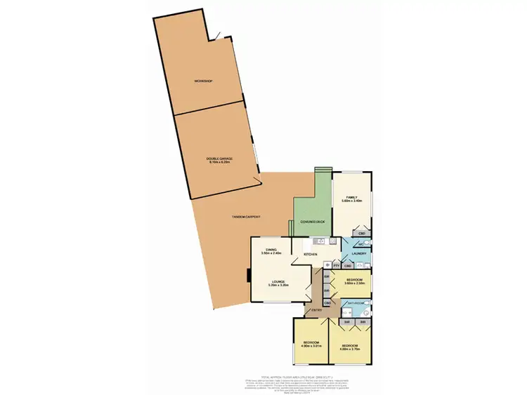 Floorplan of Homely house listing, 3 Centenary Court, Keysborough VIC 3173
