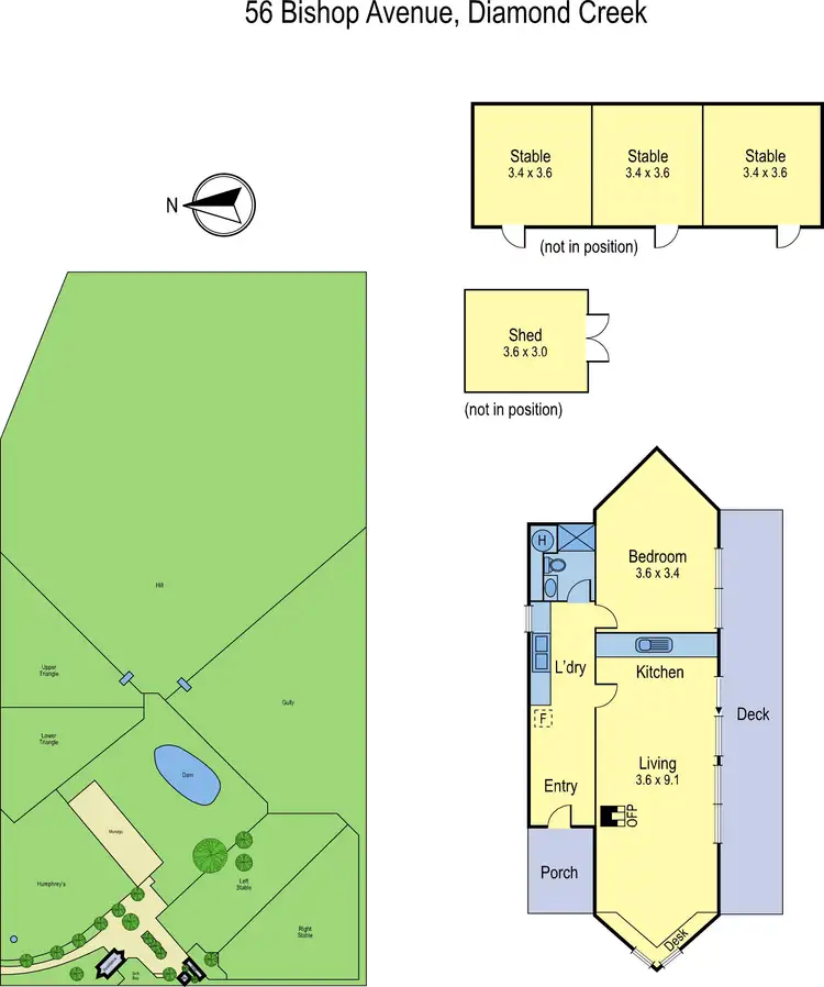 Floorplan of Homely house listing, 56 Bishop Avenue, Diamond Creek VIC 3089
