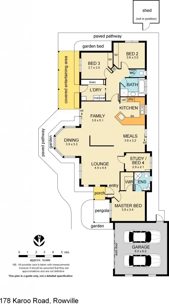 Floorplan of Homely house listing, 178 Karoo Road, Rowville VIC 3178