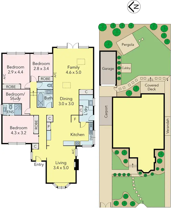 Floorplan of Homely house listing, 28 Cornfield Grove, Box Hill South VIC 3128