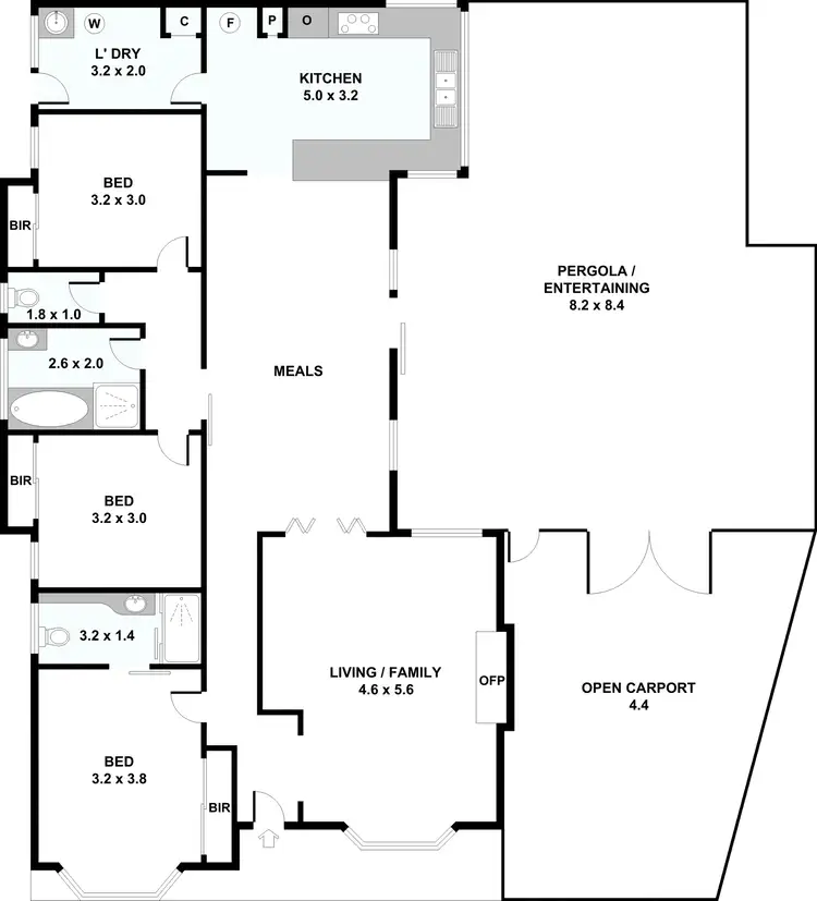 Floorplan of Homely house listing, 9 Eva Court, Seabrook VIC 3028