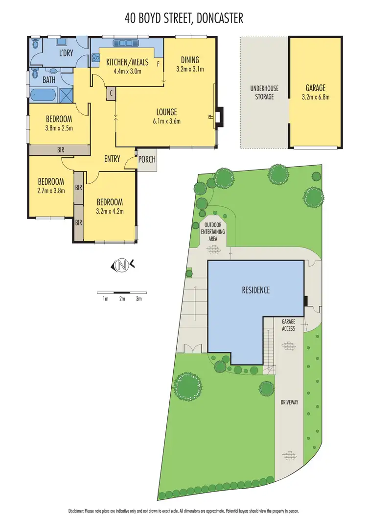 Floorplan of Homely house listing, 46 Boyd Street, Doncaster VIC 3108