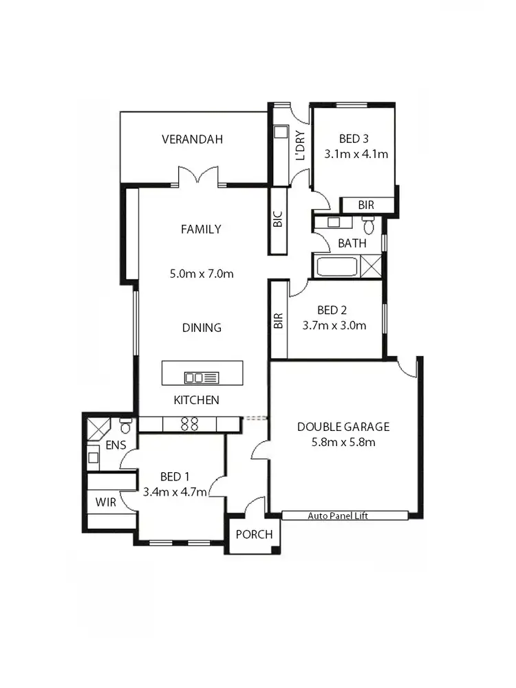 Floorplan of Homely house listing, 21 Ferris Street, Magill SA 5072