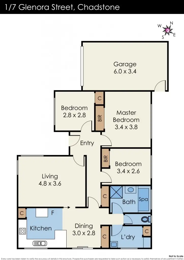 Floorplan of Homely house listing, 1/7 Glenora Street, Chadstone VIC 3148