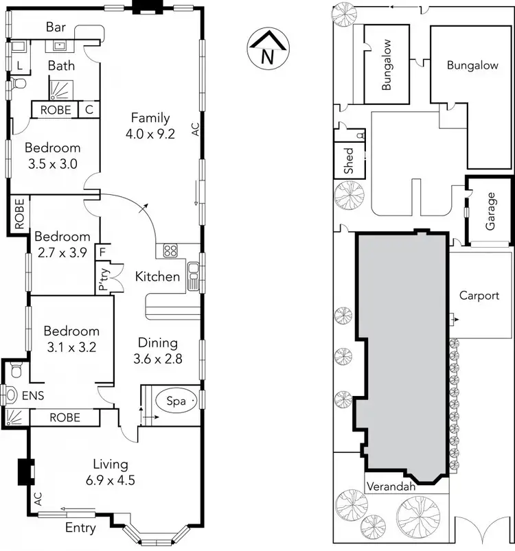 Floorplan of Homely house listing, 6 Thackeray Road, Reservoir VIC 3073