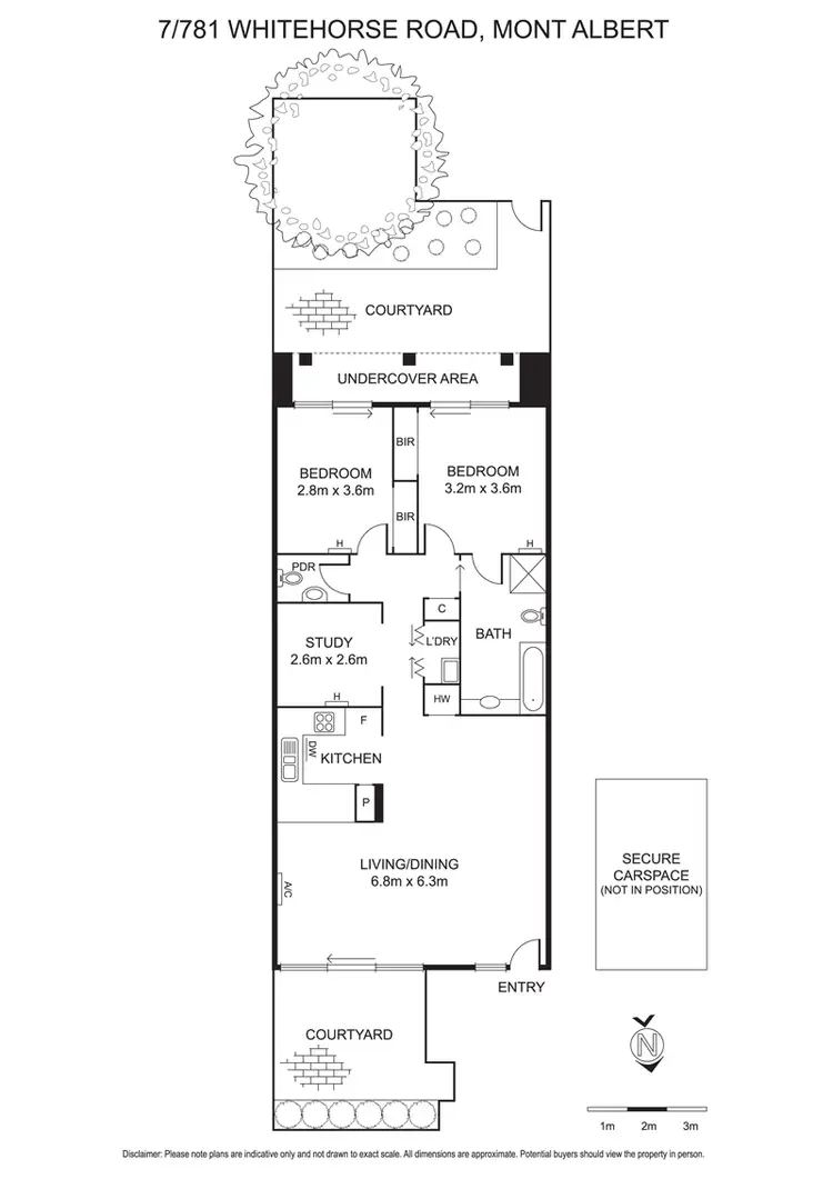 Floorplan of Homely apartment listing, 7/781 Whitehorse Road, Mont Albert VIC 3127