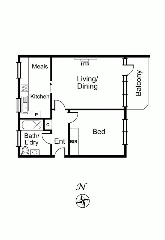 Floorplan of Homely apartment listing, 18/200 Wattletree Road, Malvern VIC 3144