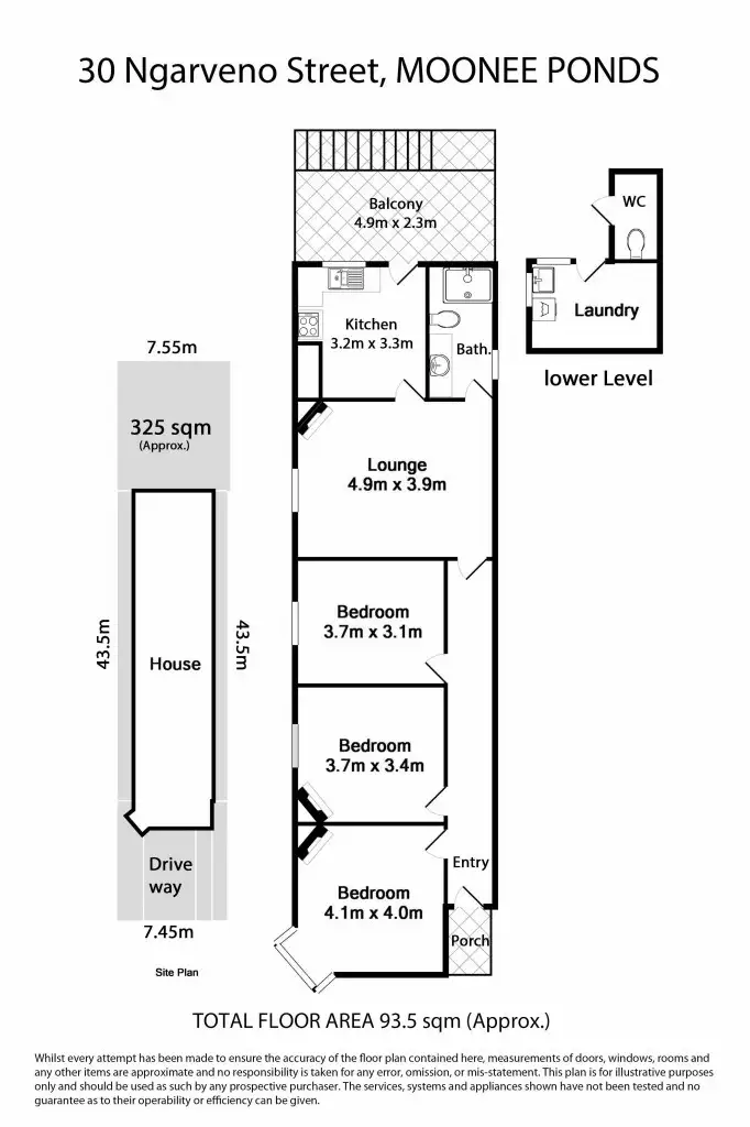 Floorplan of Homely house listing, 30 Ngarveno Street, Moonee Ponds VIC 3039
