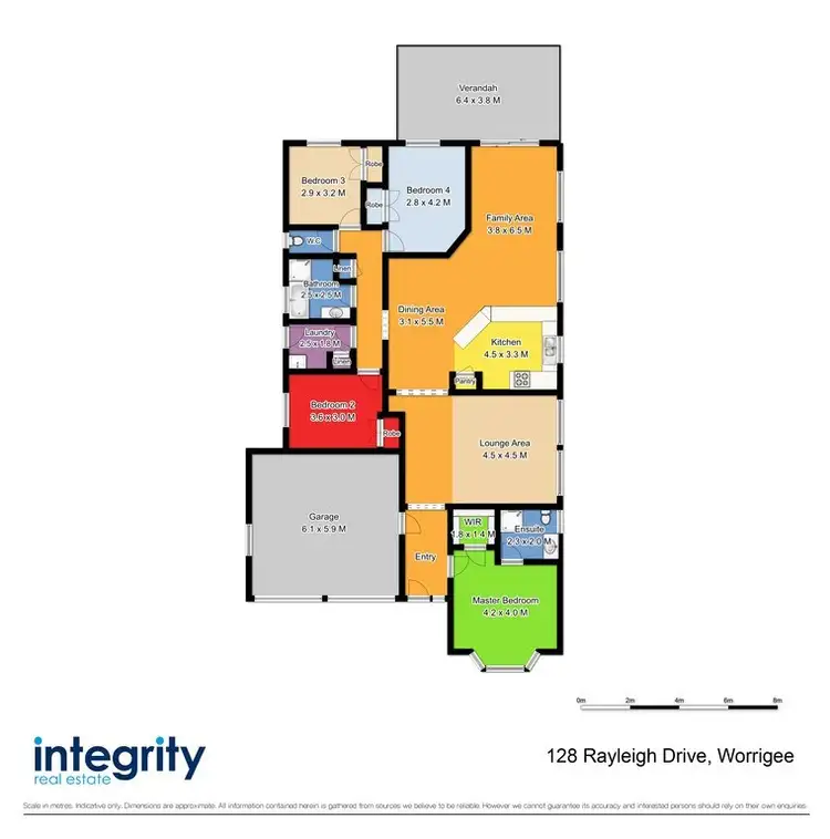 Floorplan of Homely house listing, 128 Rayleigh Drive, Worrigee NSW 2540