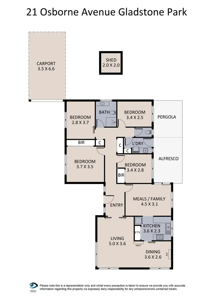 Floorplan of Homely house listing, 21 Osborne Avenue, Gladstone Park VIC 3043