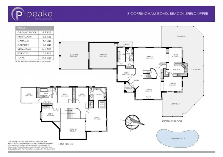 Floorplan of Homely house listing, 3 Corringham Road, Beaconsfield Upper VIC 3808