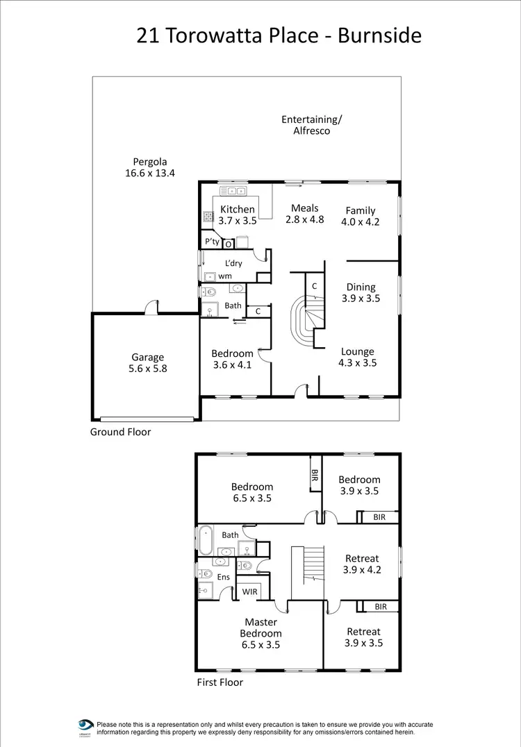 Floorplan of Homely house listing, 21 Torowatta Way, Burnside VIC 3023