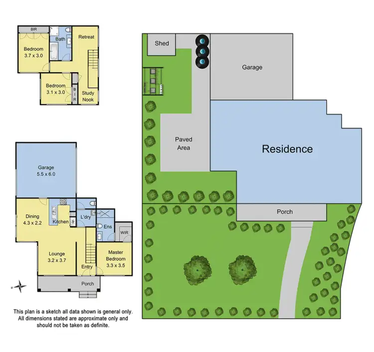 Floorplan of Homely townhouse listing, 1/10 Jarvis Avenue, Croydon VIC 3136