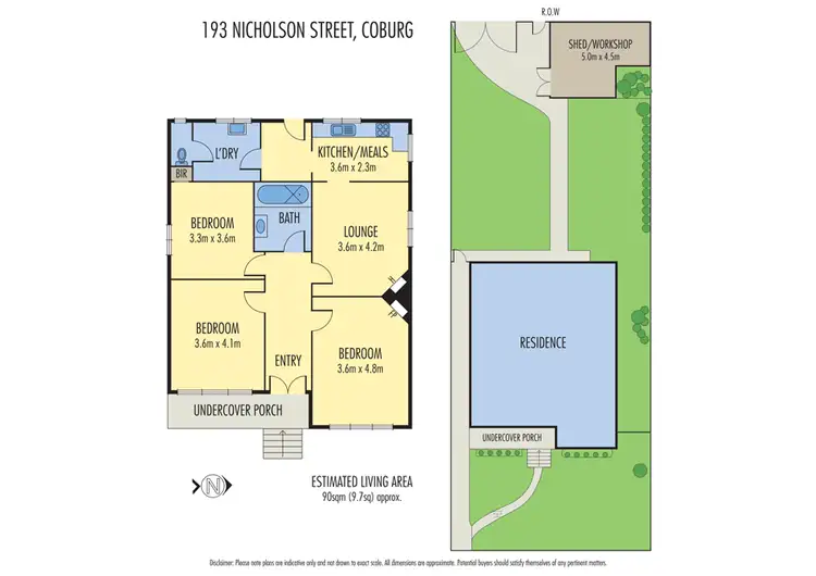 Floorplan of Homely house listing, 193 Nicholson Street, Coburg VIC 3058