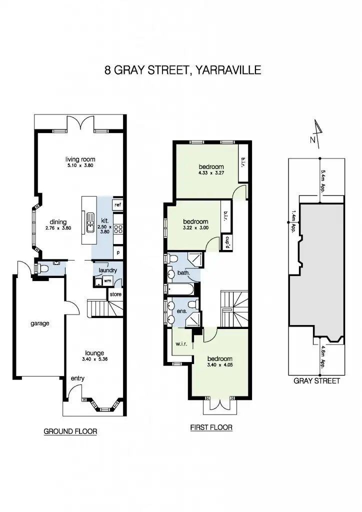 Floorplan of Homely house listing, 8 Gray Street, Yarraville VIC 3013