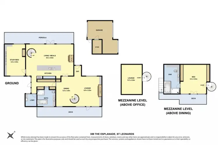 Floorplan of Homely house listing, 389 The Esplanade, St Leonards VIC 3223