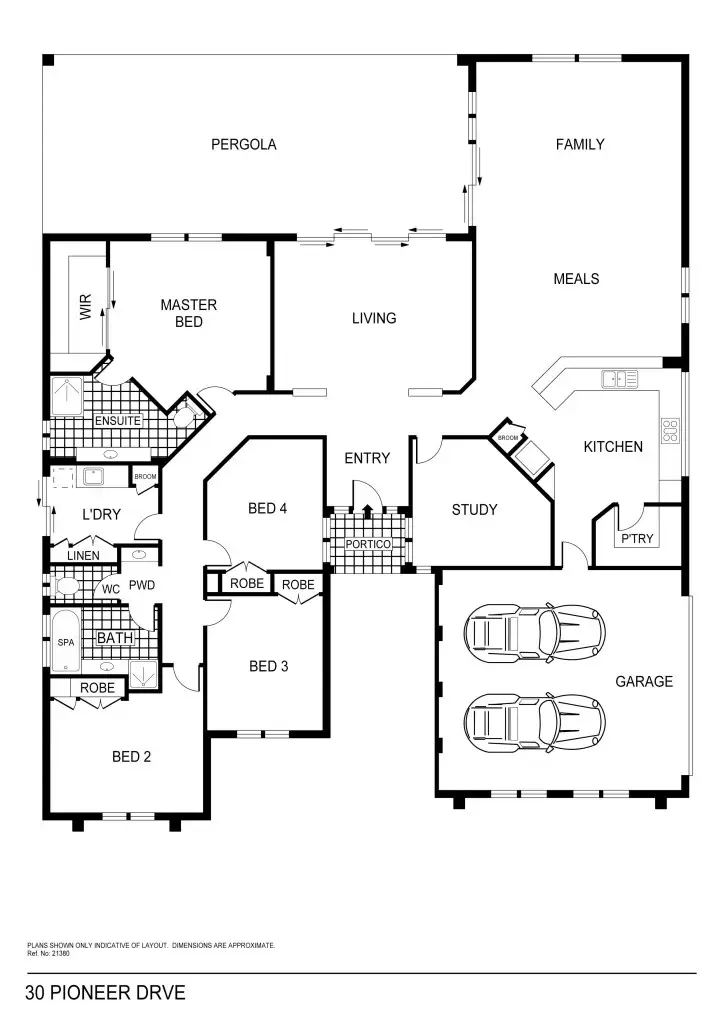 Floorplan of Homely house listing, 30 Pioneer Drive, Maiden Gully VIC 3551