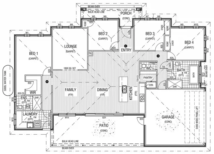 Floorplan of Homely house listing, 12 Goldstein Crescent, Lloyd NSW 2650