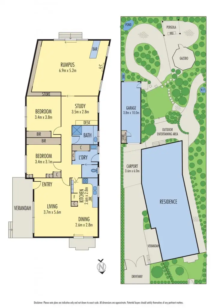 Floorplan of Homely house listing, 12 Bakewell Street, Herne Hill VIC 3218