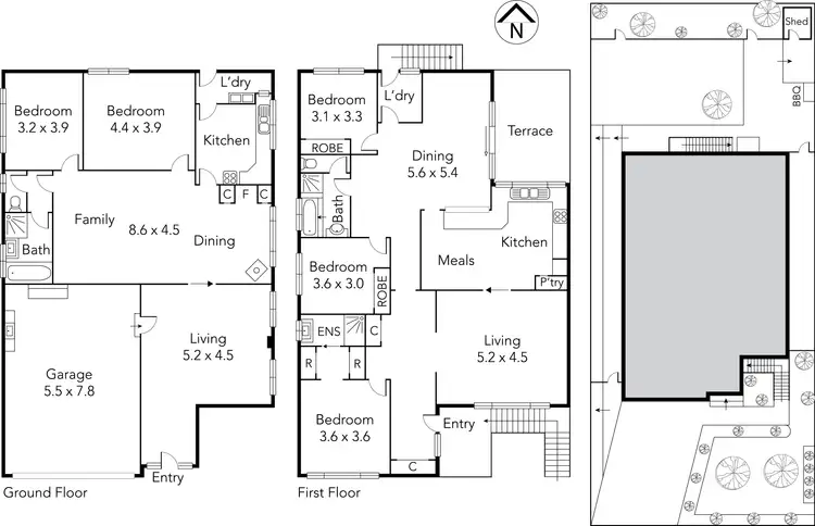 Floorplan of Homely house listing, 34 Churchill Avenue, Reservoir VIC 3073