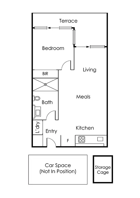 Floorplan of Homely apartment listing, 206/28 Burnley Street, Richmond VIC 3121