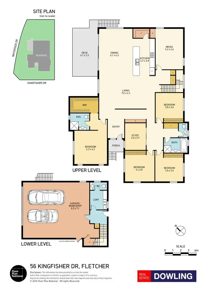 Floorplan of Homely house listing, 56 Kingfisher Drive, Fletcher NSW 2287