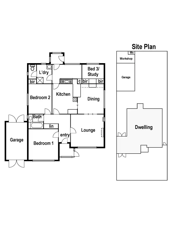 Floorplan of Homely house listing, 68 Powell Street, Reservoir VIC 3073