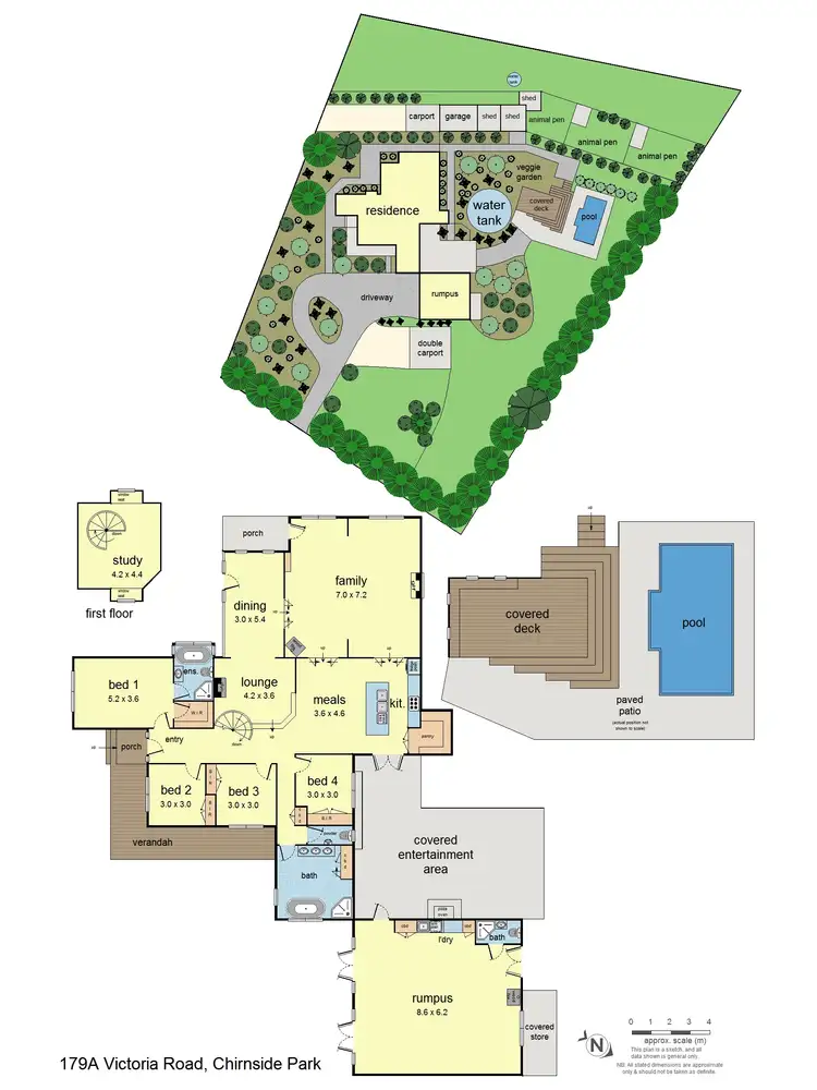 Floorplan of Homely house listing, 179a Victoria Road, Chirnside Park VIC 3116